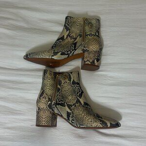 Cole Haan Snake Ankle Boots